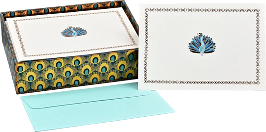 Peacock Note Cards