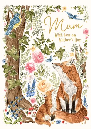 Mum Fox Greeting Card