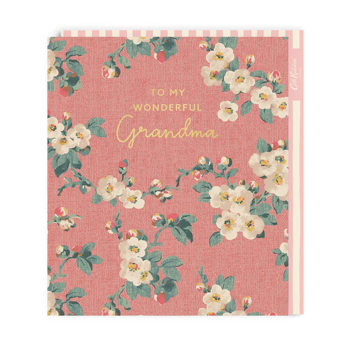 Grandma Pink Anenome Card