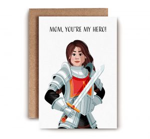 Hero Mom Greeting Card