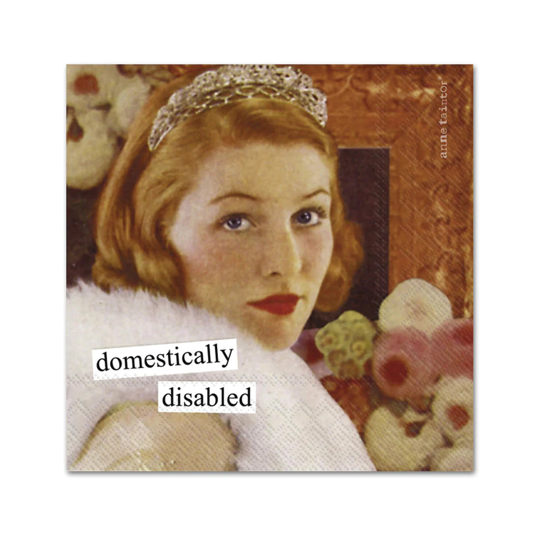 Anne Taintor Domestically Disabled Cocktail Napkins