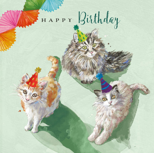 Feline Friends Greeting Card