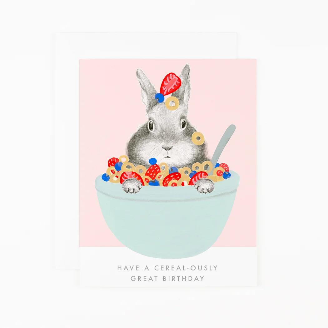 Cerealously Great Birthday Greeting Card