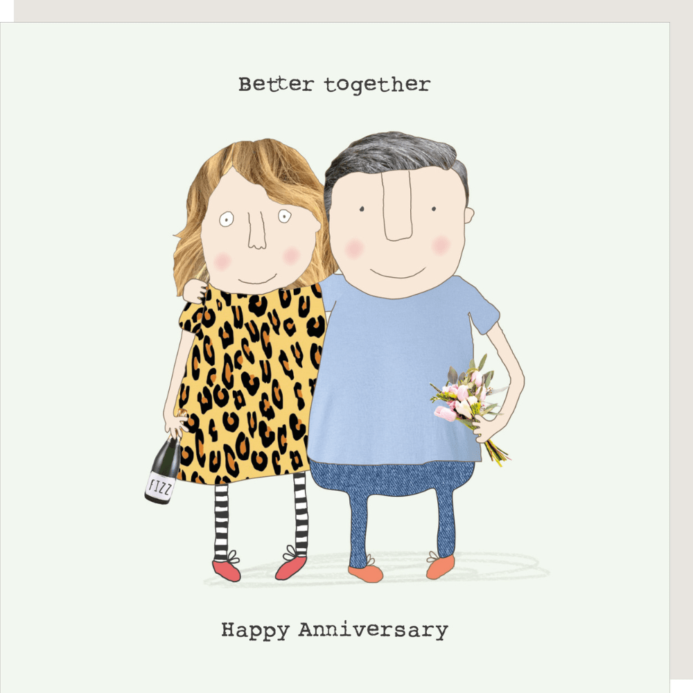 Better Together Anniversary Greeting Card