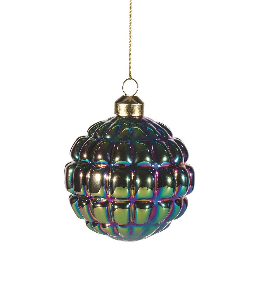 Iridescent Ball Ornament