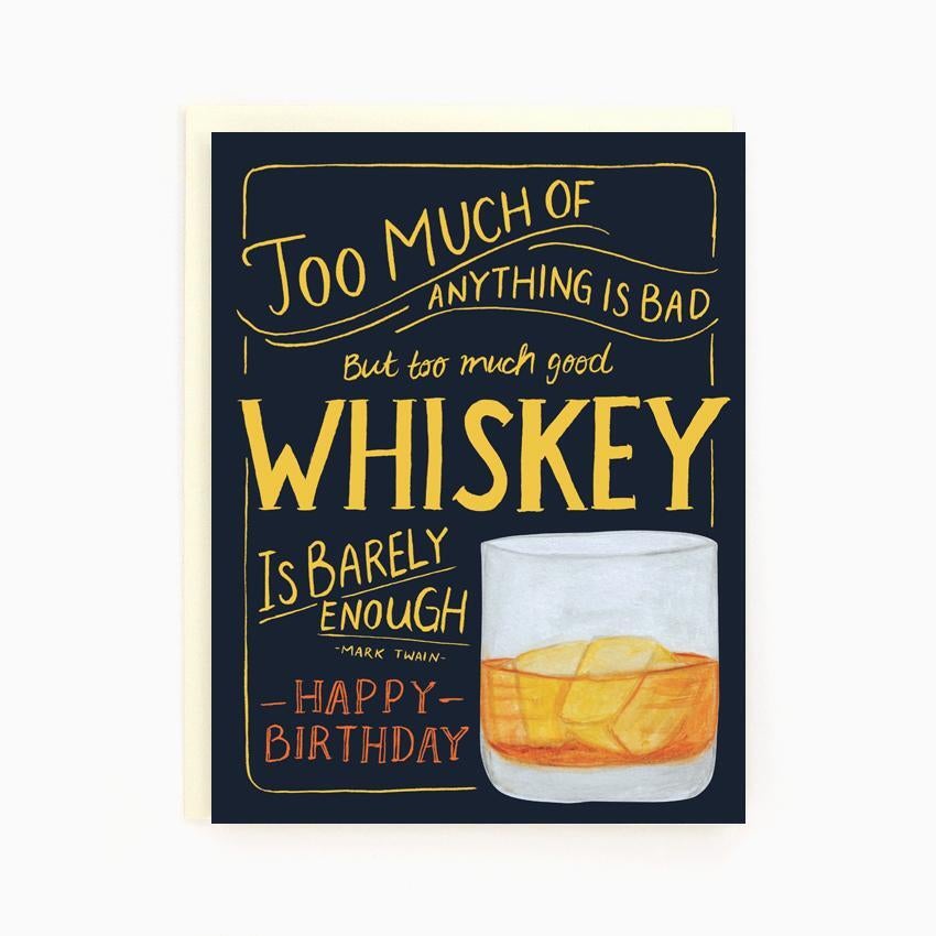 Whiskey Greeting Card