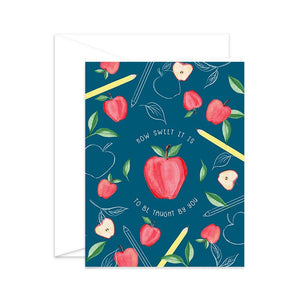 Teacher Appreciation Card: Kraft