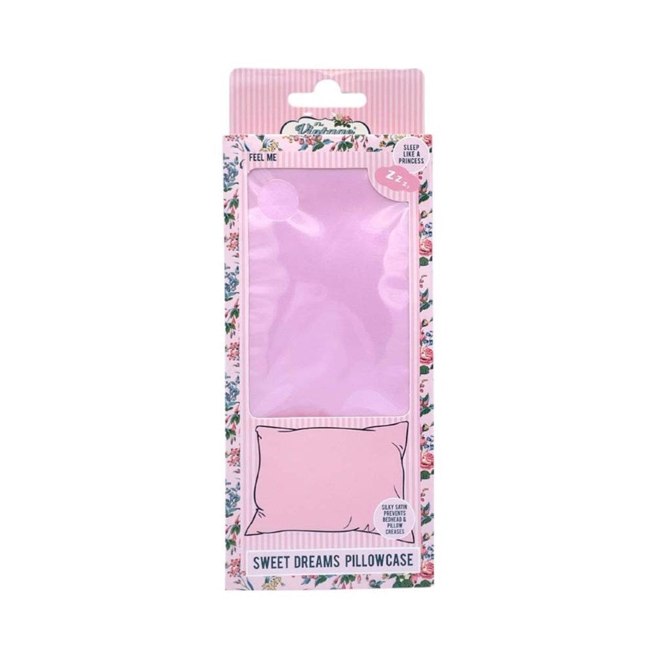 Sweet Dreams Pink Silk Pillow