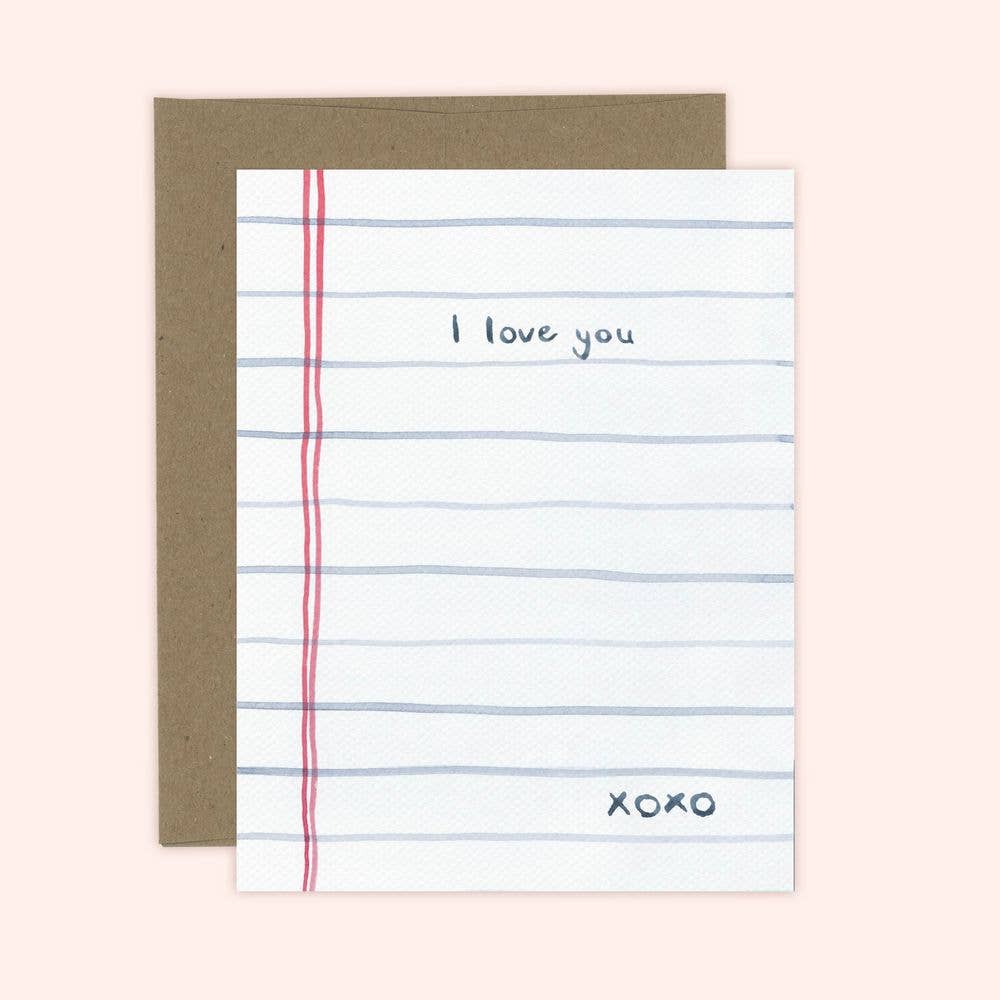 Love Notes Card | Love Card: Kraft