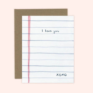 Love Notes Card | Love Card: Kraft