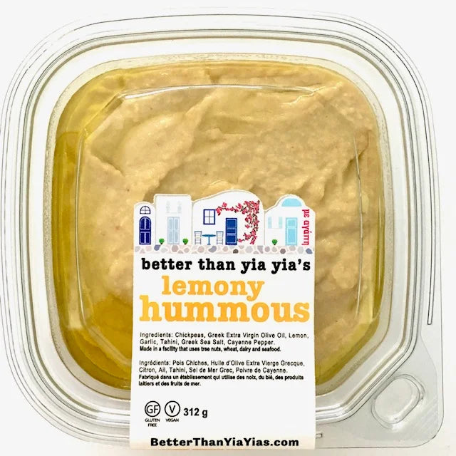 Lemony Hummous (Vegan, Gluten Free)