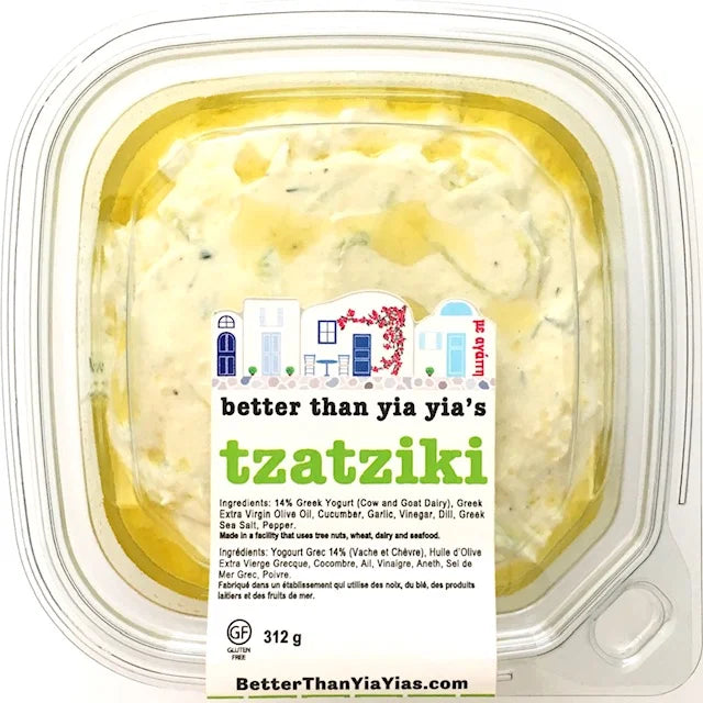 Tzatziki (Vegetarian, Gluten Free)