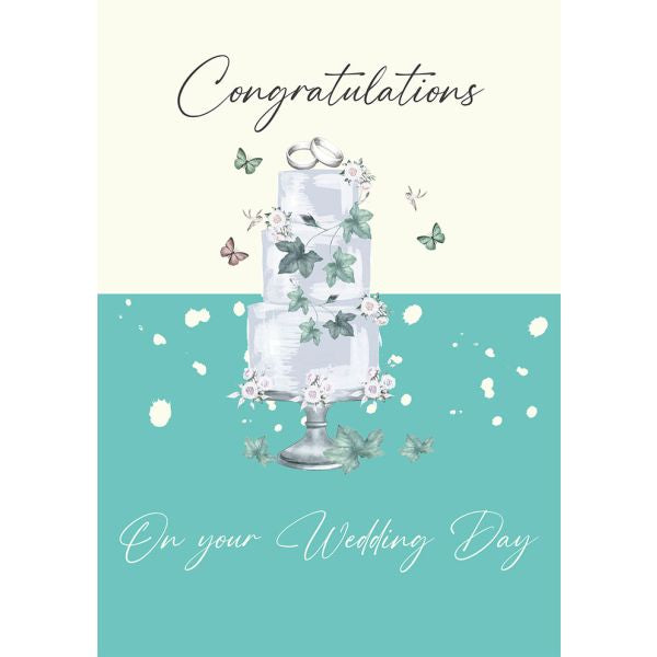 On your wedding day, Cake