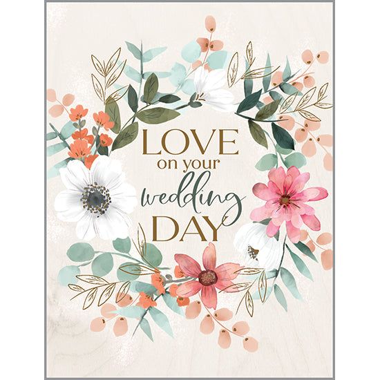 Wedding Wreath Greeting Card