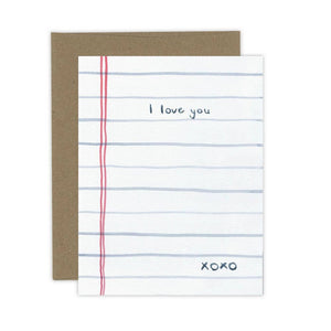 Love Notes Card | Love Card: Kraft