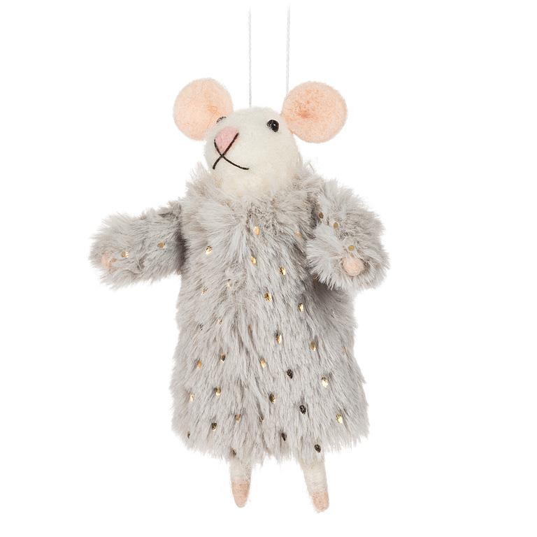 Mouse in Fancy Coat Ornament
