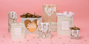 Bag Bottle XL Congratulations Floral