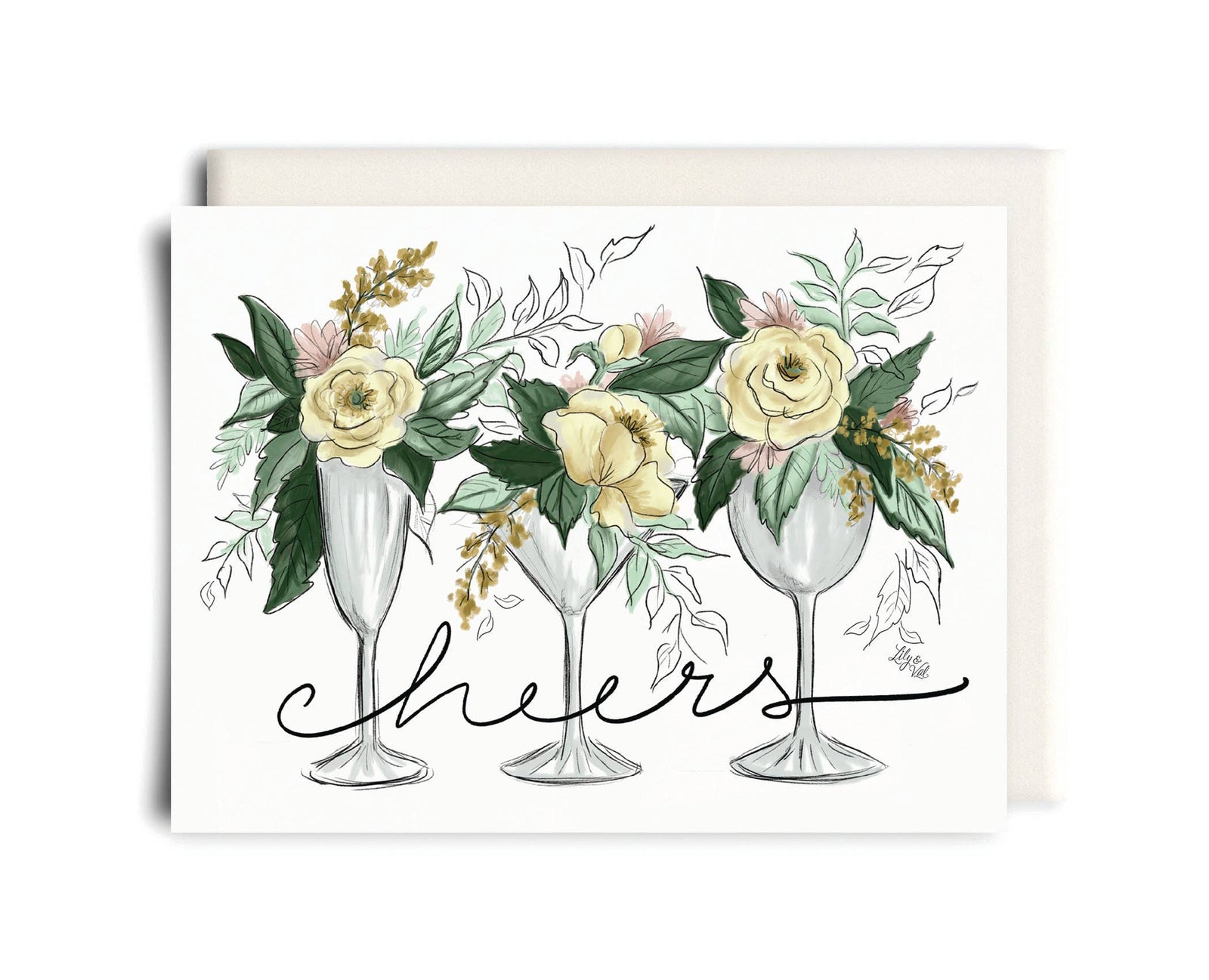 Cheers | Wedding Greeting Card