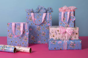 BAG MEDIUM SD BEE MEADOW BLUE