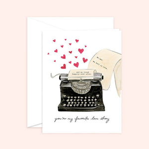 You're My Favorite Love Story -Anniversary Love card: Kraft