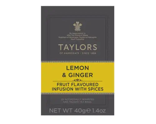 Taylors Of Harrogate Tea - Lemon & Ginger 20 Tea Bags