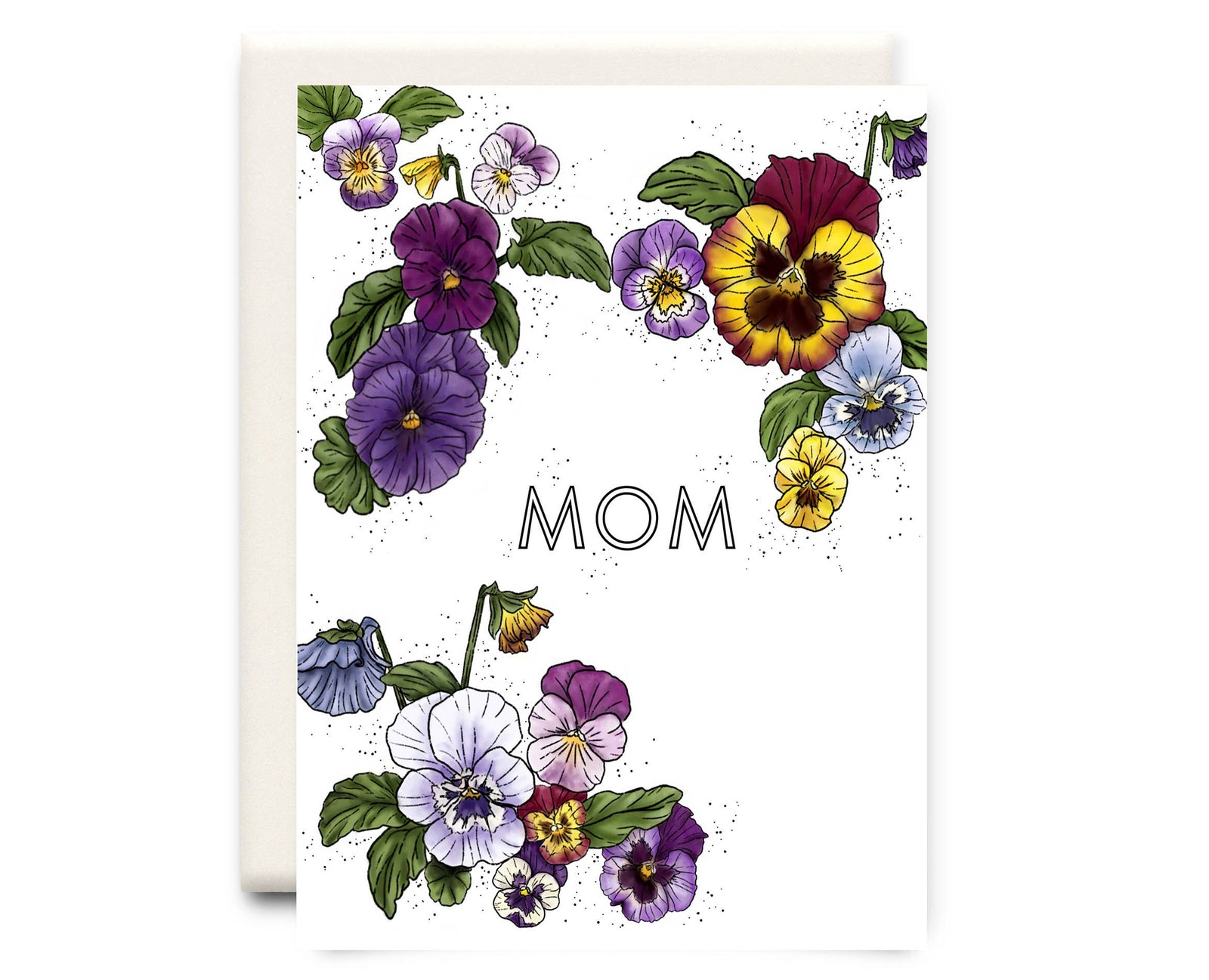 Pansy Mom | Mother's Day Greeting Card