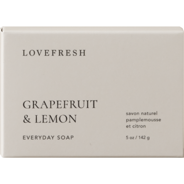 Lovefresh Everyday Soap Bar Grapefruit & Lemon