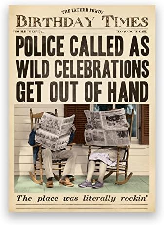 Police Called Birthday Card