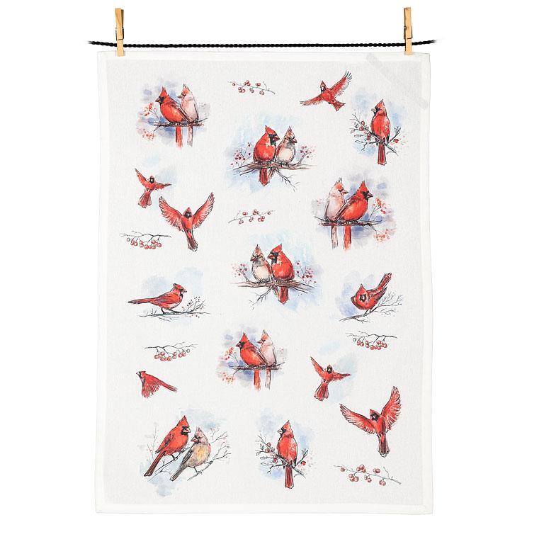 Allover Cardinals Kitchen Towel