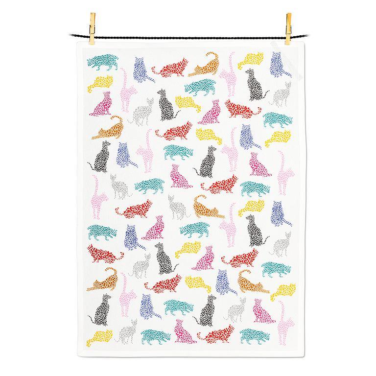 Speckle Cats Kitchen Towel