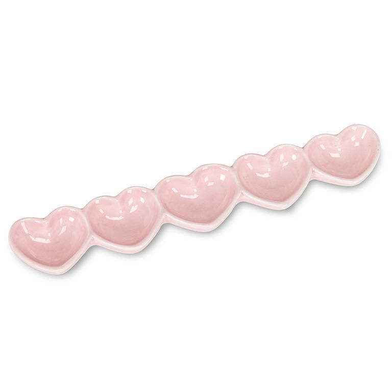 Pink 5 Hearts Tray