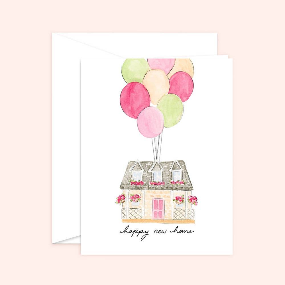 Happy New Home Card: White