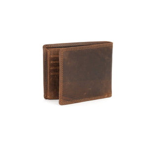 Hart Leather Men's RFID Wallet: Brown