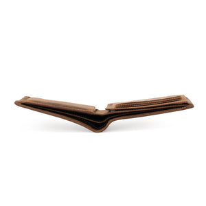 Hart Leather Men's RFID Wallet: Brown