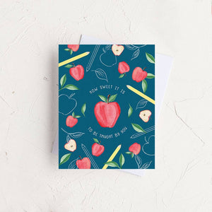 Teacher Appreciation Card: Kraft
