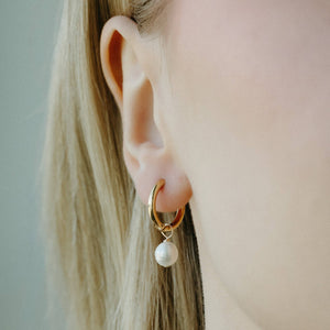 Pearl Hoops