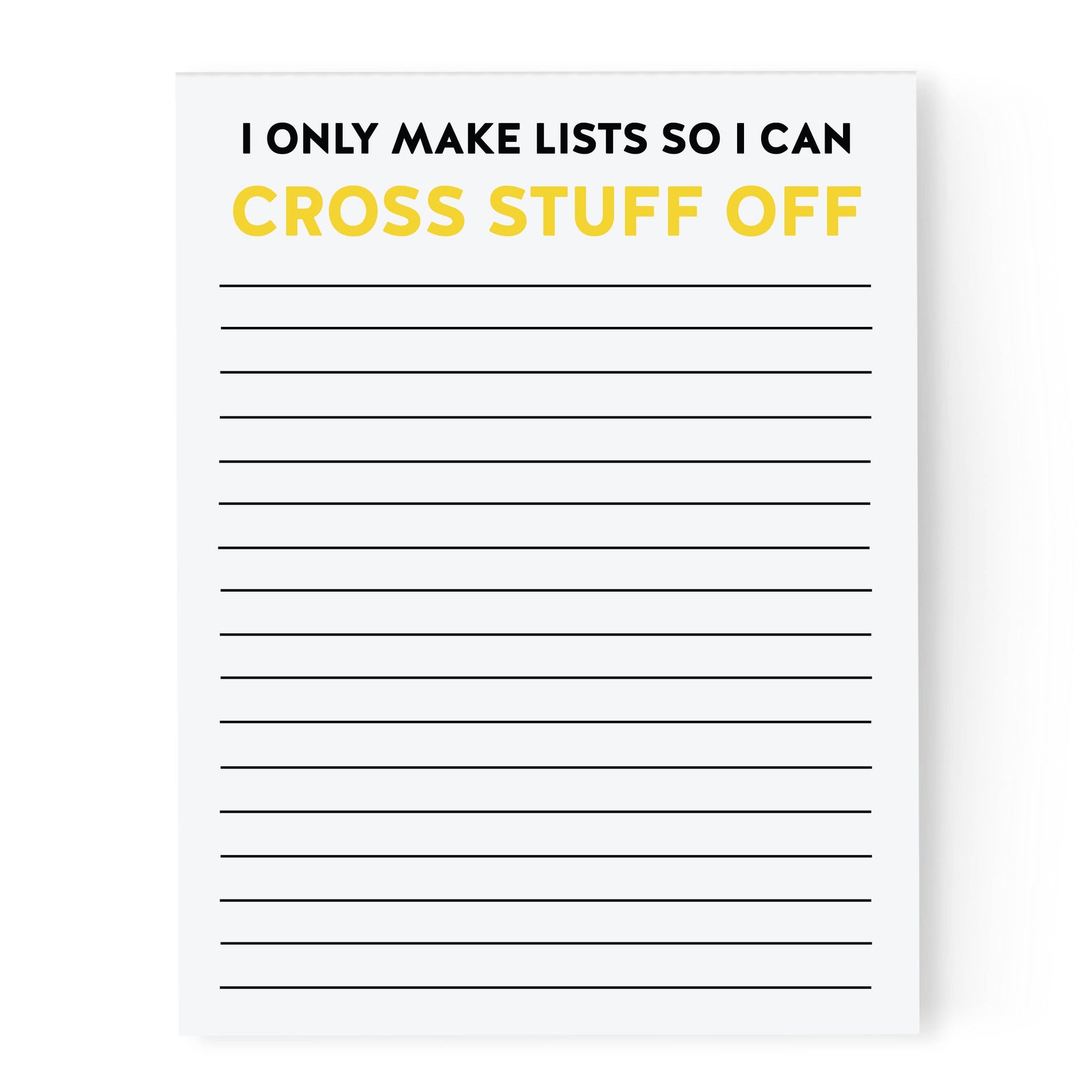 Cross Stuff Off Notepad: Magnet - No