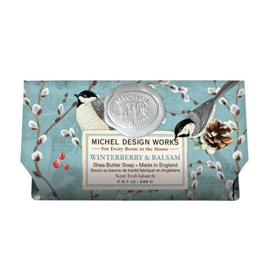 Michel Design Works Winterberry & Balsam Large Bath Bar Soap