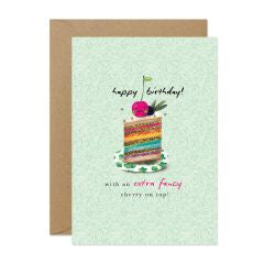 Happy birthday cherry on top