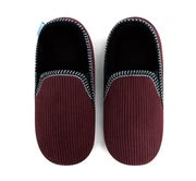 Mens Alpine Corduroy Slipper Burgundy