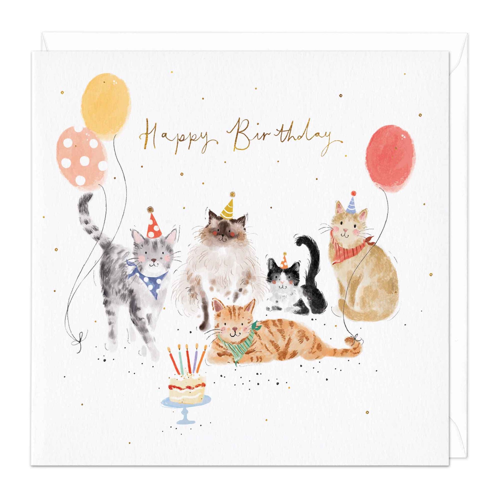 Party Cats Birthday Card