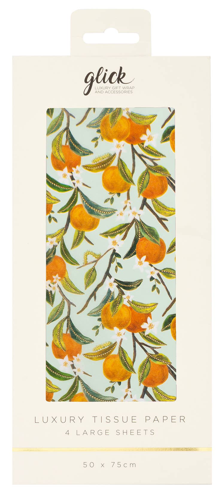 Orange Orchard Tissue Paper (4 Sheets)