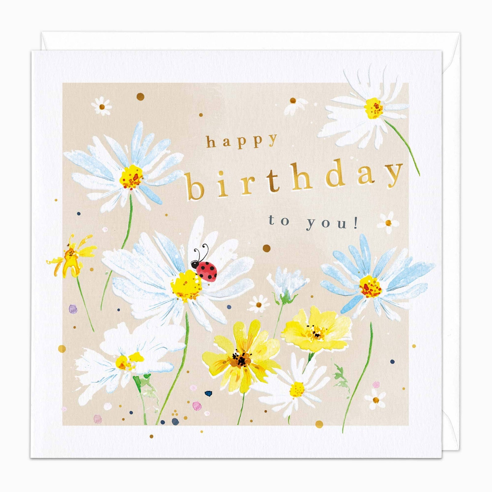 Spring Meadow Birthday Card