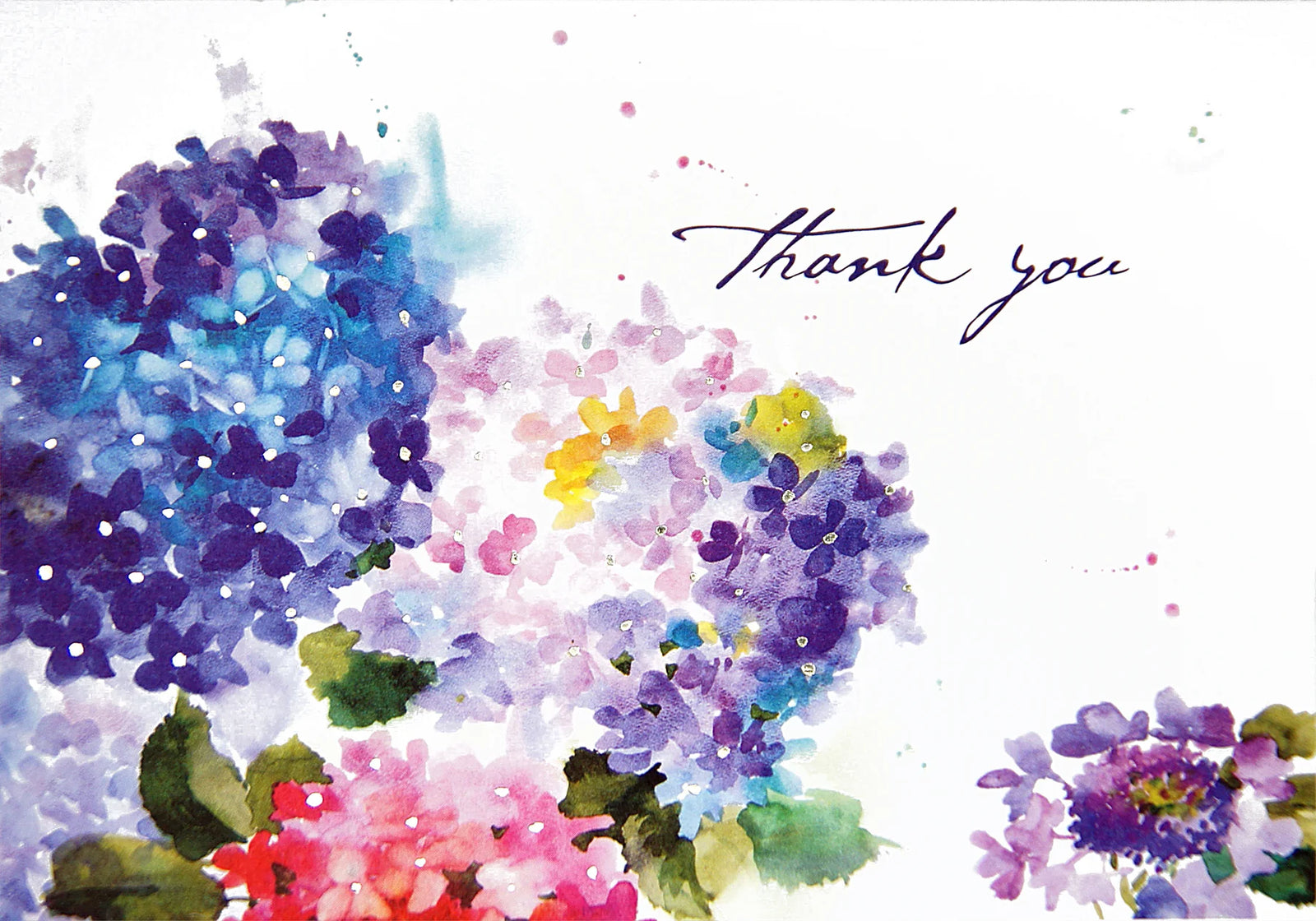 Hydrangeas Thank You  Notes