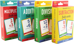 Math Flash Cards Value Pack (Set of 4)