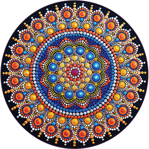 Magical Mandala Round Jigsaw Puzzle (1000 Pieces)