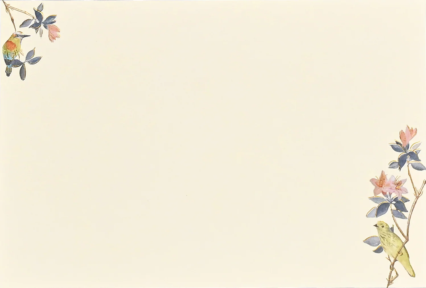 Bird Garden Correspondence Cards