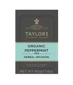 Taylors Of Harrogate Tea - Organic Peppermint 20 Tea Bags