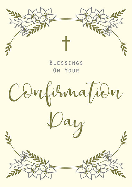 Blessings on Your Confirmation Day Greeting Card
