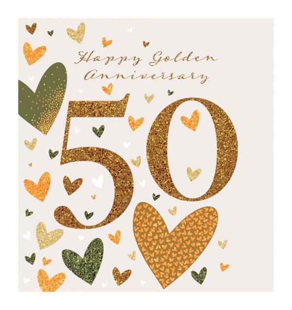 Happy Golden Anniversary Greeting Card